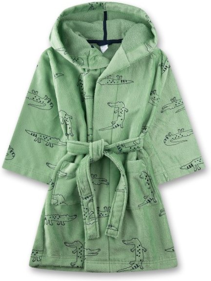Sanetta - Kid's Bathrobe 233698 - Bademantel Gr 116 grün