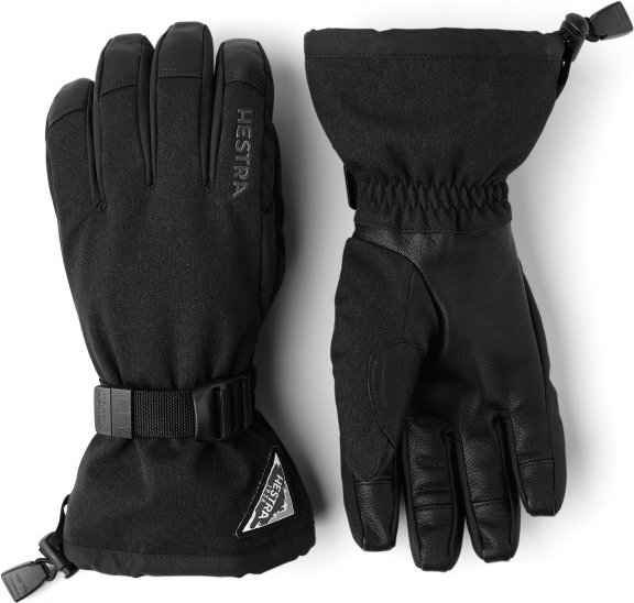 Hestra - Powder Gauntlet 5 Finger - Handschuhe Gr 6 schwarz