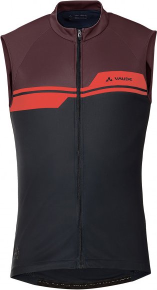 Vaude - Posta Full Zip Tricot Sleeveless - Rad Singlet Gr S schwarz