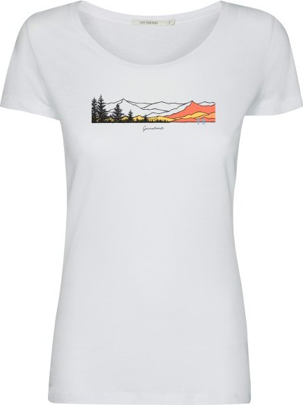 GreenBomb - Women's Nature Hike Mountains Loves T-Shirt - T-Shirt Gr XS weiß