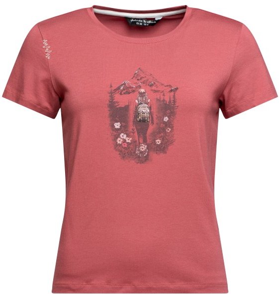 Chillaz - Women's Iseo Mountain Paradise T-Shirt - T-Shirt Gr 32 rosa/rot
