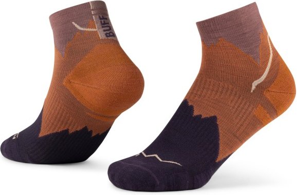 Buff - Merino Lightweight Quarter Sock LWQ3 - Merinosocken Gr XL - EU: 45-47 braun