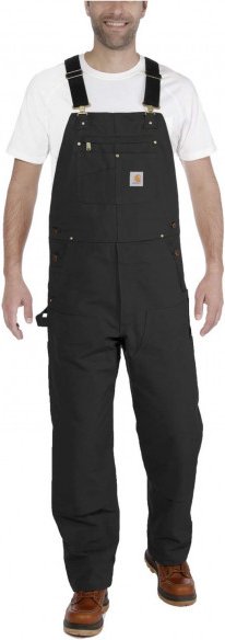 Carhartt - Bib Overall - Freizeithose Gr 42 - Length: 34 schwarz