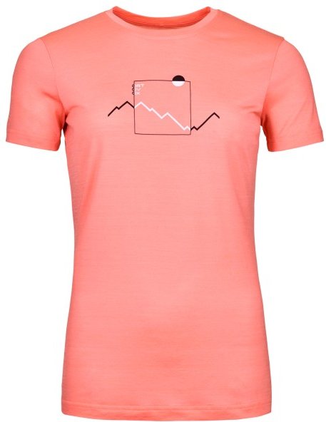 Ortovox - Women's 150 Cool Peak Focus T-Shirt - Merinoshirt Gr S rot