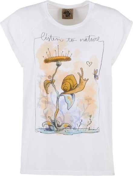 E9 - Women's Snail - T-Shirt Gr M weiß