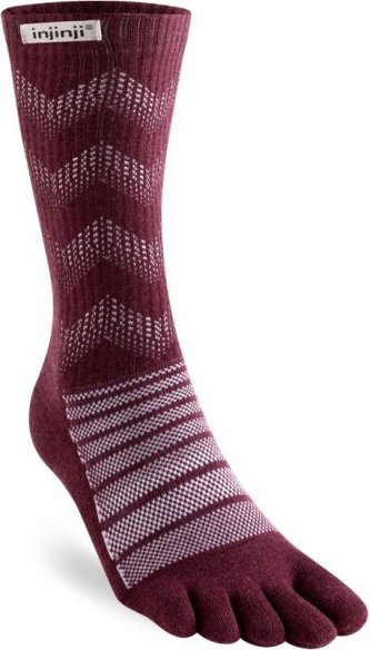 Injinji - Outdoor Midweight Crew Wool - Wandersocken Gr S rot