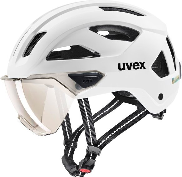 Uvex - Stride Visor Cat. 1 - Radhelm Gr 59-61 cm weiß/grau