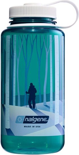 Nalgene - Sustain Weithals - Trinkflasche Gr 1 l blau/türkis