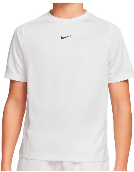 Nike - Kid's Dri-Fit Multi S/S Top LBR Heather - T-Shirt Gr XS weiß