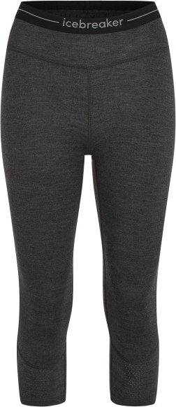 Thumbnail - Icebreaker - Women's Merino 260 Zoneknit 3/4 Leggings - Merinounterwäsche Gr XS schwarz/grau