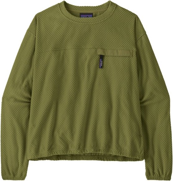 Patagonia - Women's Textured Fleece Crewneck - Fleecepullover Gr L oliv