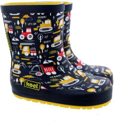 Koel - Kid's Wellie Tractor V2 - Barfußschuhe Gr 28 bunt