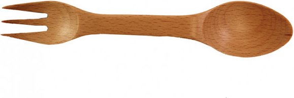 Stabilotherm - Holz-Spork - Besteck Gr One Size braun