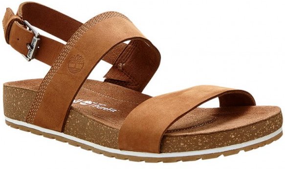 Timberland - Women's Malibu Waves 2-Bands Sandal - Sandalen Gr 9 braun