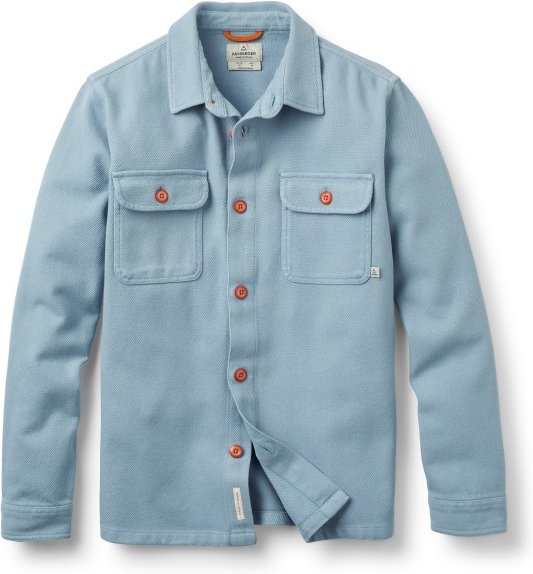 Thumbnail - Passenger - Island Heavy Twill Shirt - Hemd Gr XL türkis/grau
