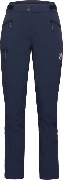 Mammut - Women's Courmayeur Softshell Pants - Tourenhose Gr 46 - Short blau