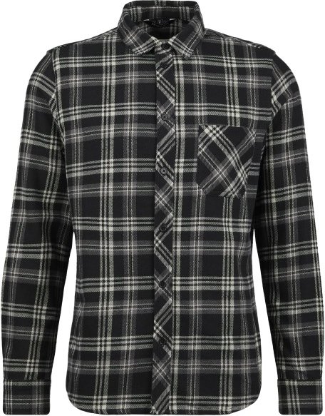 Heber Peak - CeltisHe. Flannel Shirt - Hemd Gr 3XL grau/schwarz