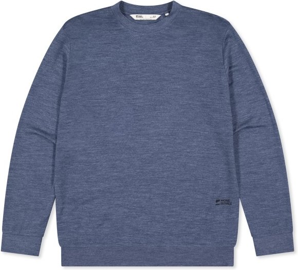 Mons Royale - Horizon Merino Crew - Merinopullover Gr S blau