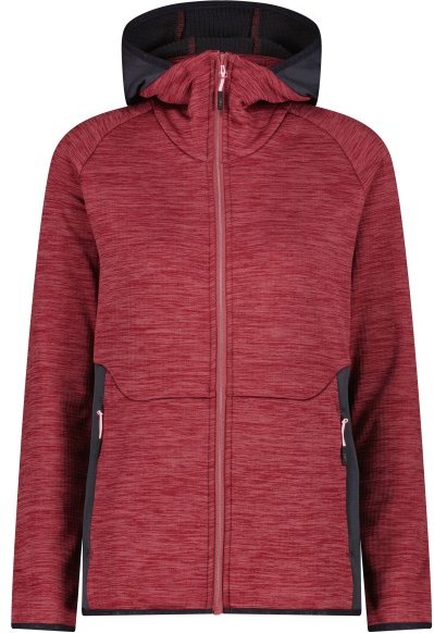 Thumbnail - CMP - Women's Jacket Fix Hood - Fleecejacke Gr 40 rot