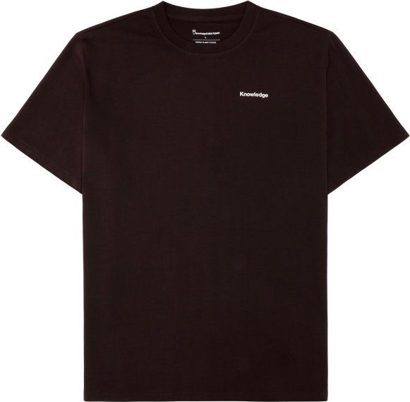 Thumbnail - KnowledgeCotton Apparel - S/S Heavy Single MTN Back Print - T-Shirt Gr S schwarz