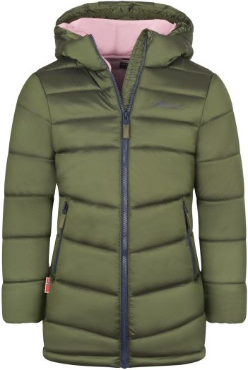 Trollkids - Girl's Trondheim Coat - Mantel Gr 152 oliv