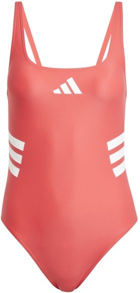 adidas - Women's 3 Stripes Uback Suit - Badeanzug Gr 36 rot