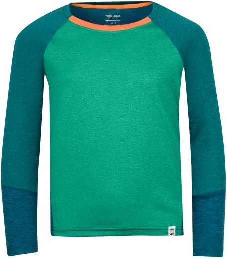 Trollkids - Kid's Seiland Longsleeve - Funktionsshirt Gr 128 türkis