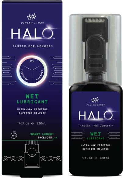 Finish Line - HALO Wet Lube Flasche + Luber - Schmierstoff Gr 120 ml