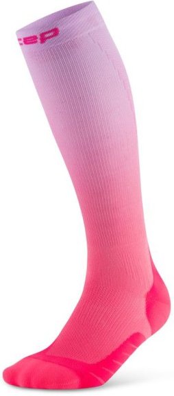 CEP - Run Edt. Gradient Socks Tall 5.0 - Kompressionssocken Gr IV rosa