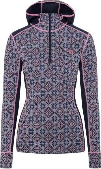Thumbnail - Kari Traa - Women's Rose Hood - Merinounterwäsche Gr L grau