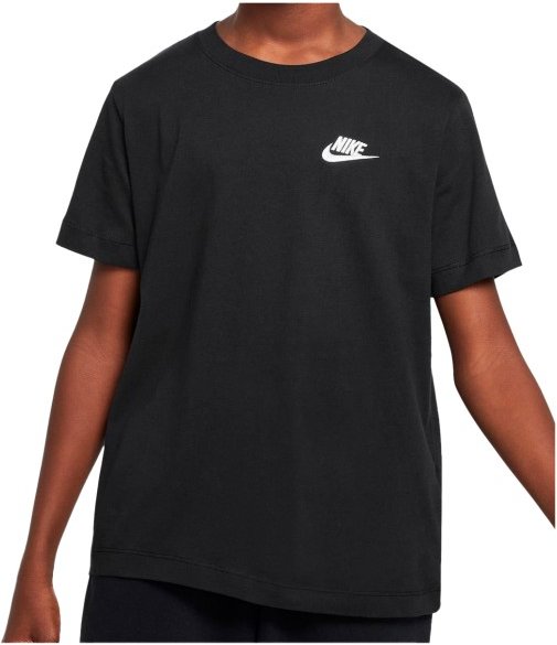 Nike - Big Kid's Sportswear Tee - T-Shirt Gr M schwarz