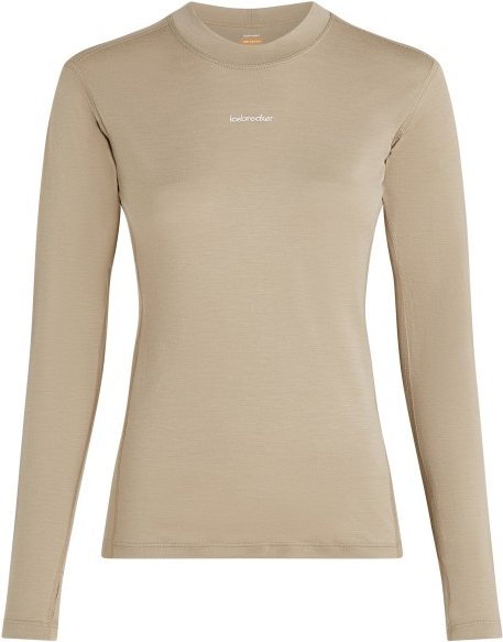 Icebreaker - Women's 200 Merinofine Ace L/S Mock Neck - Merinounterwäsche Gr L beige