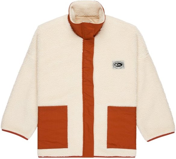 Thumbnail - Quiksilver - Women's Minto Sherpa - Fleecejacke Gr M beige