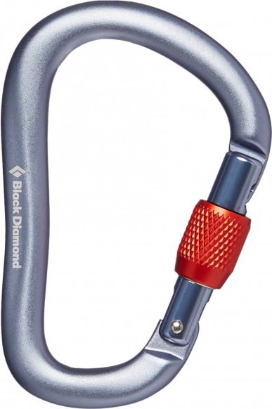 Black Diamond - Rocklock Screwgate Carabiner - HMS-Karabiner grau