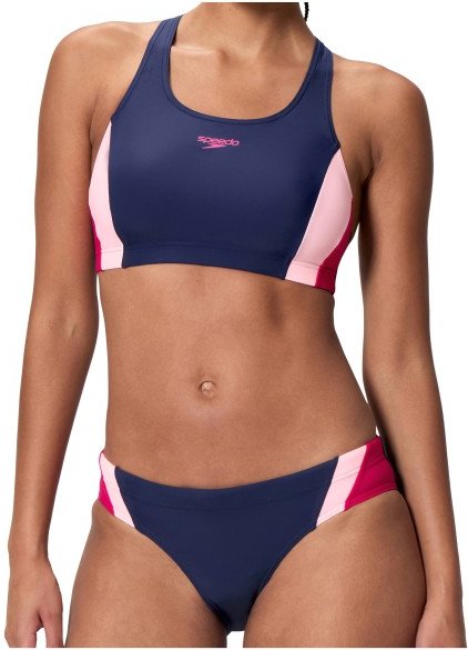 Speedo - Women's Colourblock Splice 2 Piece 2.0 - Bikini Gr 44 bunt