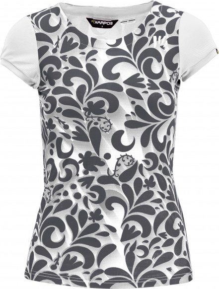 Thumbnail - Karpos - Women's Loma Print Jersey - Laufshirt Gr XS grau