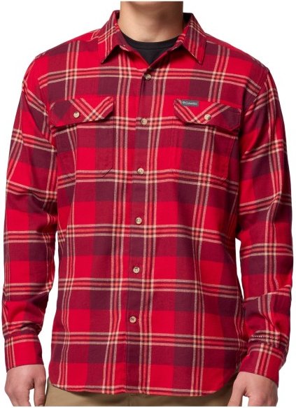Columbia - Flare Gun Stretch Flannel - Hemd Gr M rot