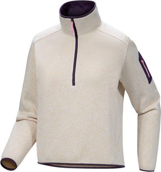 Arc'teryx - Women's Covert Zip Neck - Fleecepullover Gr XS beige/grau