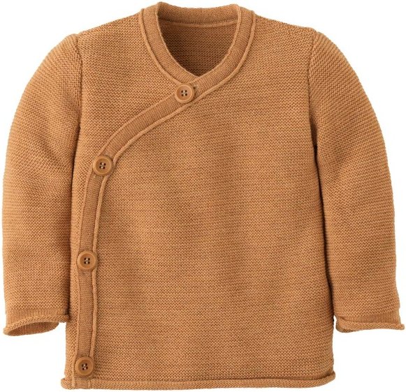 disana - Kid's Melange-Jacke - Merinojacke Gr 50/56 orange