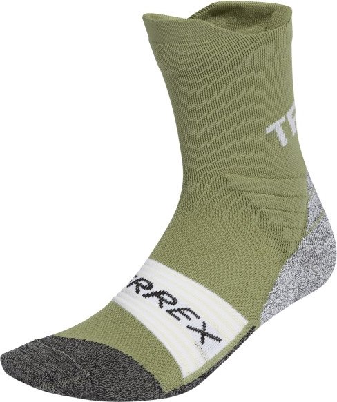 adidas Terrex - XPR Trail Crew Socks - Laufsocken Gr 37-39 oliv