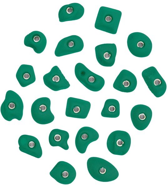 KMZ Holds - Set 3 - 22er Set S Klettergriffset grün