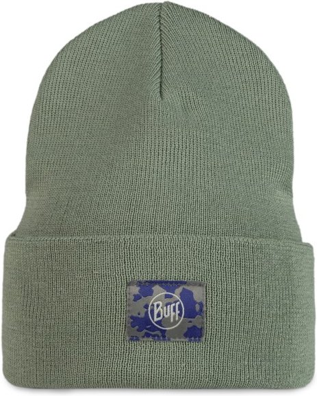 Thumbnail - Buff - Kid's Knitted Beanie Bery - Mütze Gr One Size oliv