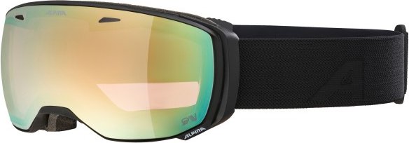 Alpina - Estetica QV Mirror Photochromic S2-S4 (VLT 22-6%) - Skibrille schwarz