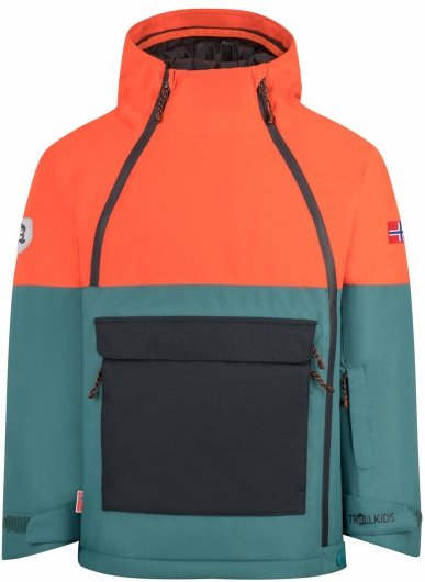 Trollkids - Kid's Eikedalen Jacket - Skijacke Gr 128 bunt
