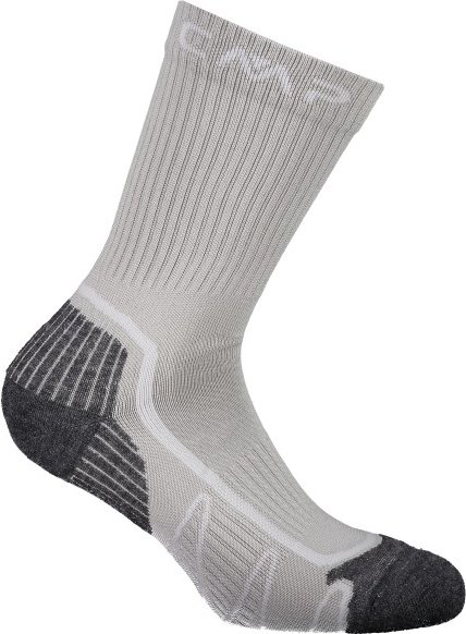 Thumbnail - CMP - Trekking Sock Poly Mid - Wandersocken Gr 39-42 grau