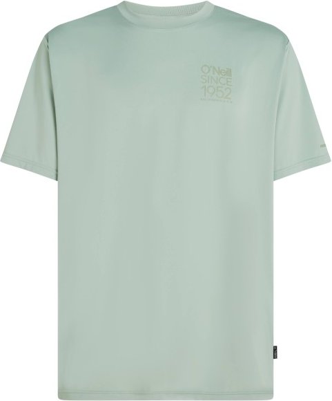 O'Neill - Hybrid UPF Polygiene Back Print T-Shirt - Lycra Gr L grau