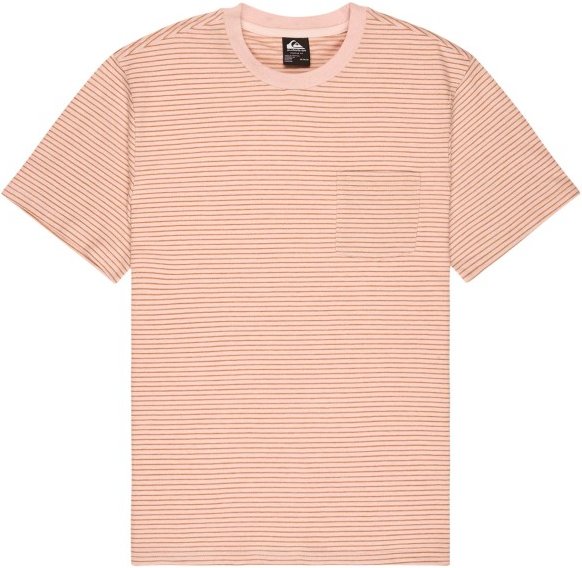 Quiksilver - Lopaz Striped S/S Pocket - T-Shirt Gr XL rosa