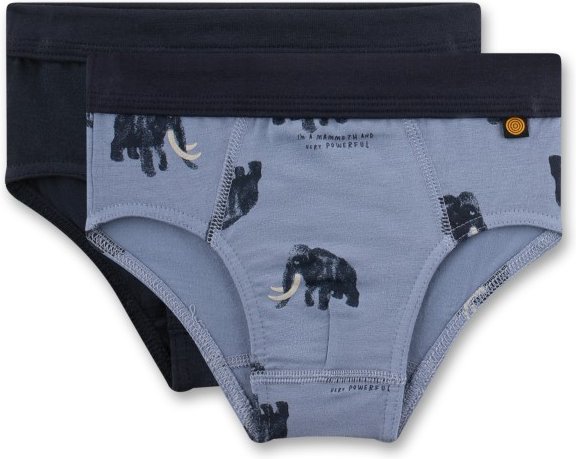 Thumbnail - Sanetta - Kid's DP Brief 337074 +337075 - Unterhose Gr 80 grau/blau