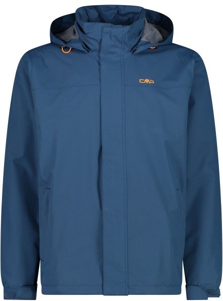 Thumbnail - CMP - Jacket Snaps Hood - Regenjacke Gr 46 blau