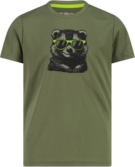 CMP - Boy's T-Shirt Piquet - Funktionsshirt Gr 164 oliv